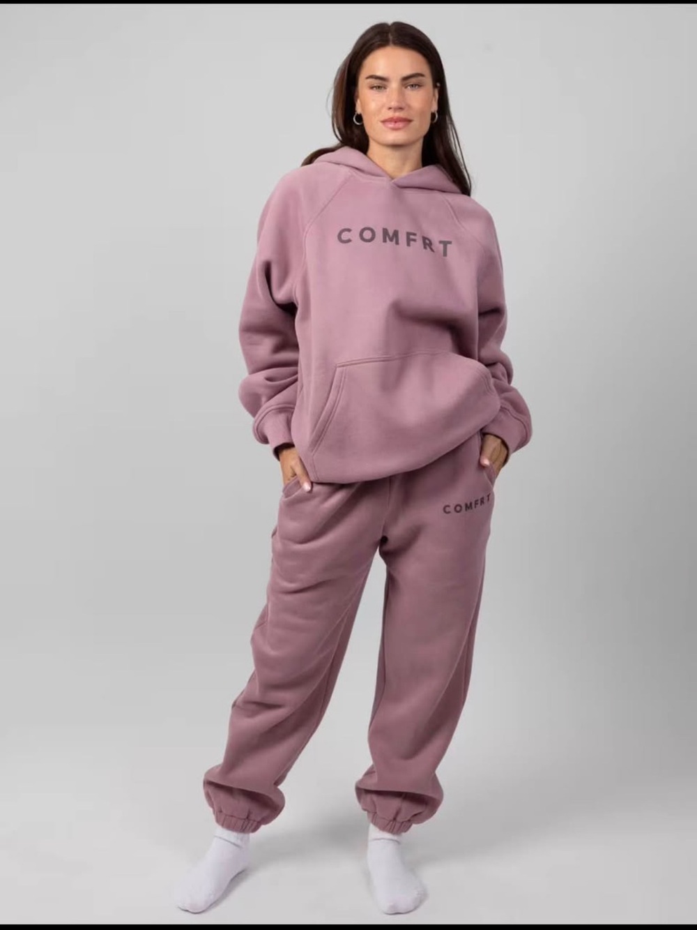 Comfrt Tranquil orchid hoodie sweatpants set XS